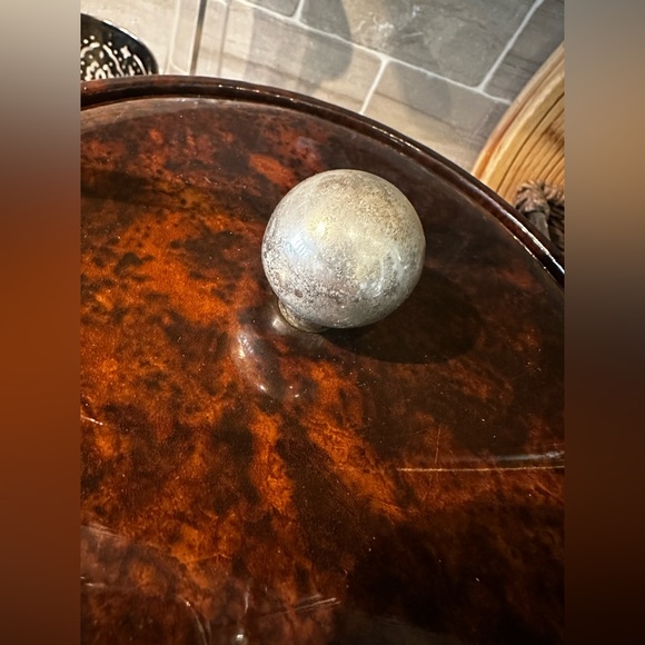 Vintage Brown & Gold Ice Bucket 8.25” x 8.25” x 9.25” - Picture 14 of 16